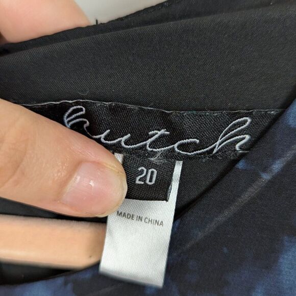 Hutch | By The Light of The Moon Mini Dress in Black Size 20 - Picture 6 of 10